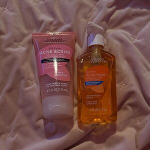 Oil-Free Acne Scrub and Wash Set - Pink Grapefruit and Orange
